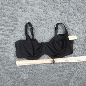 Third Love Bra Womens 42F Black T-Shirt Underwire Molded Wide Strap NWT
